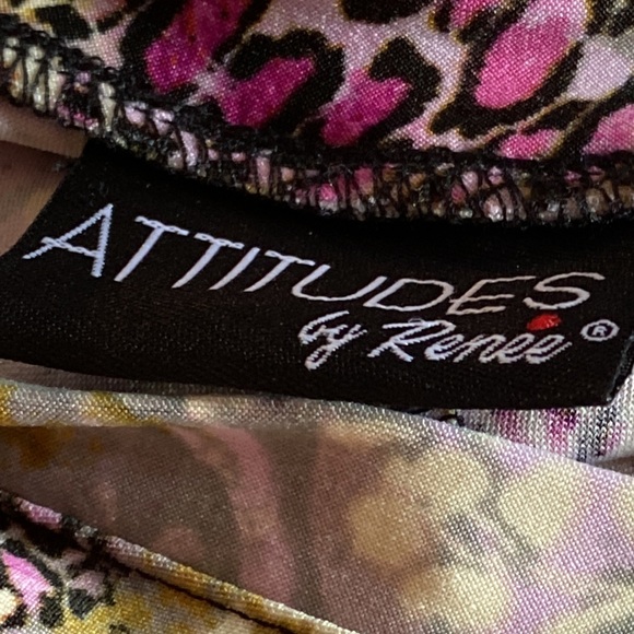 Attitudes by Renee Women's Dress Sz 2XLP Como
Jersey Godet Midi Purple A561740 - Picture 5 of 9